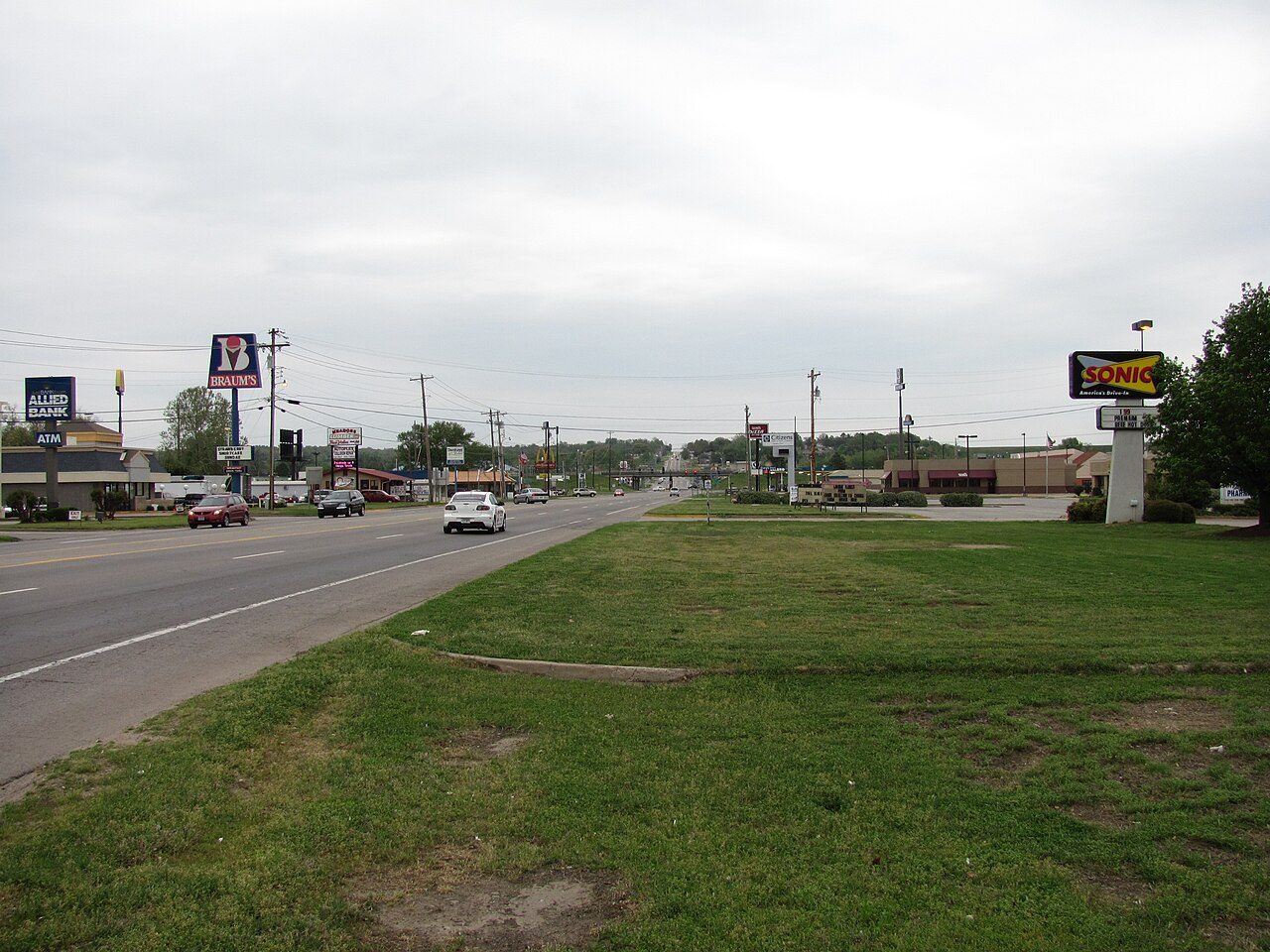 Alma, AR street scene near Fort Smith, where we provide hail damage roof repair