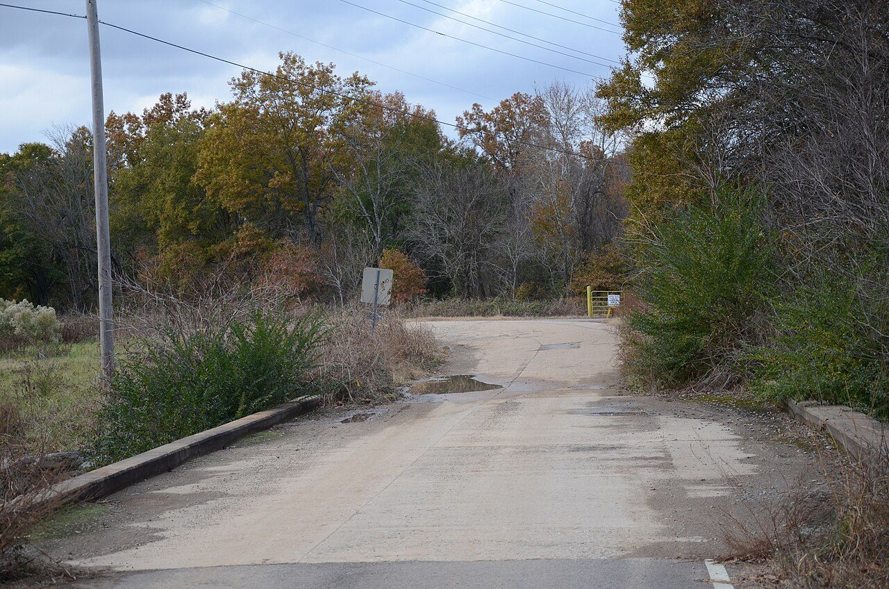 Barling, AR street scene near Fort Smith, where we provide hail damage roof repair